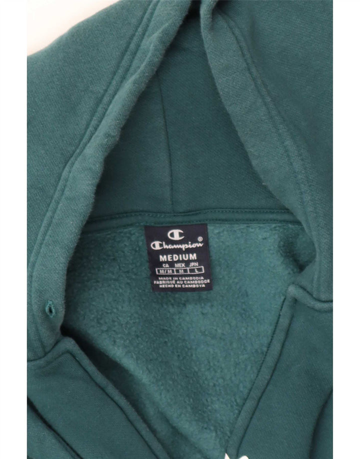 Champion Herren-Kapuzenpullover mit grafischem Reißverschluss, mittelgrün