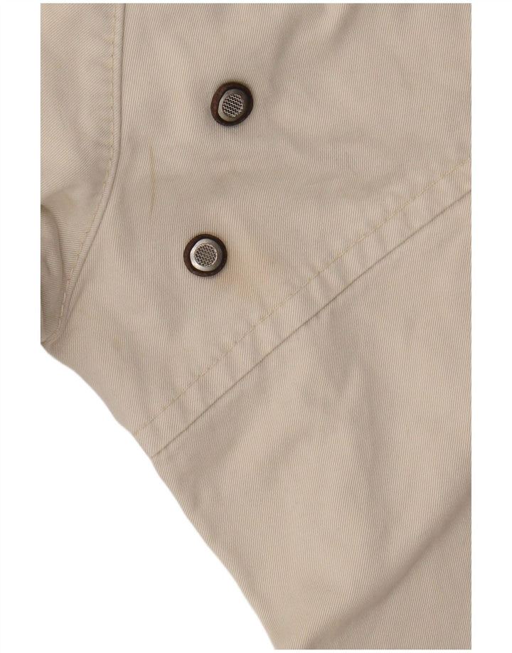 Dsquared2 Herren-Caprihose mit niedriger Taille, IT 44, Mittel W34 L19, Beige, Baumwolle