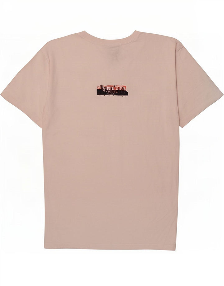 Ellesse Herren-T-Shirt mit Grafik, Größe S, weiße Baumwolle