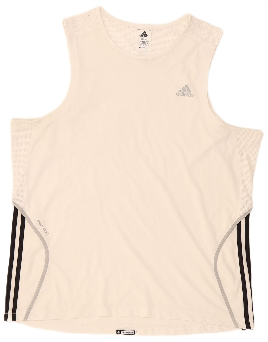 Adidas Herren Weste Top XL Weiß Polyester