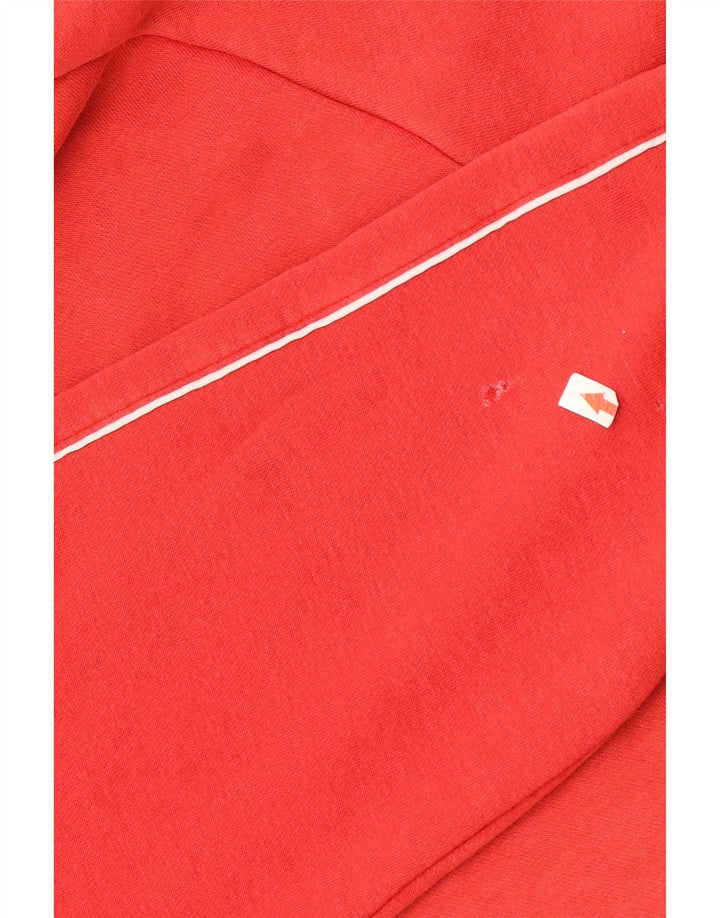 Adidas Herren Kapuzenpullover aus mittelroter Baumwolle