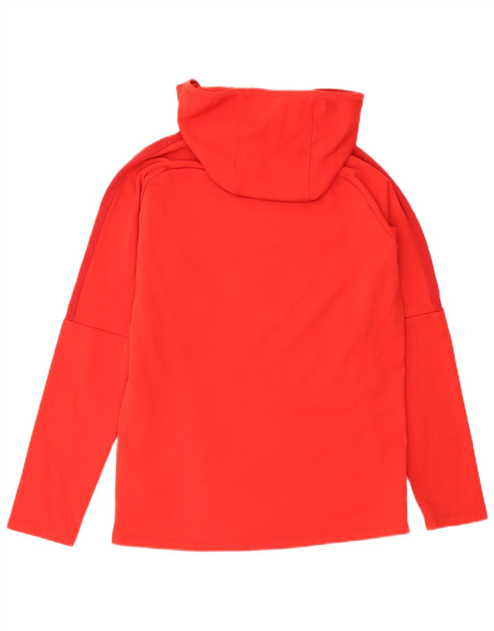 Nike Herren Dri Fit Kapuzenpullover Mittelrotes Polyester