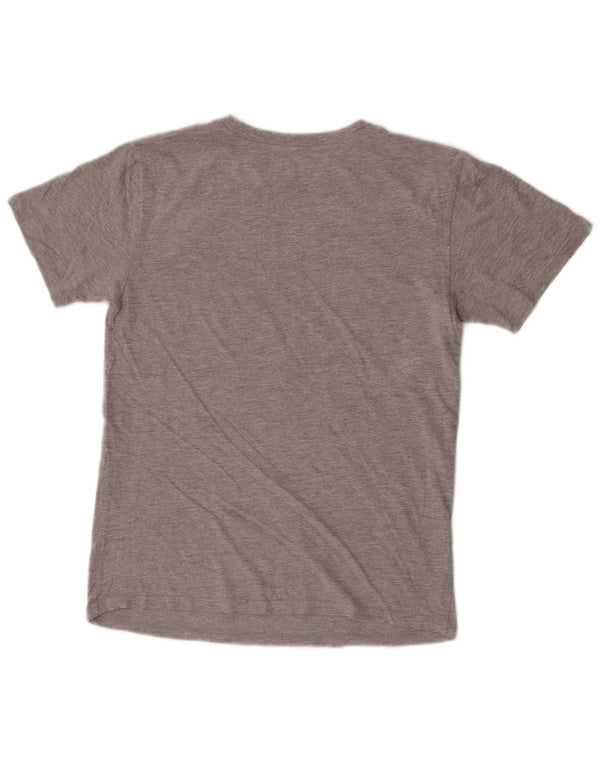 Tommy Hilfiger Mädchen-T-Shirt mit Grafik, 15–16 Jahre, Größe L, Grau meliert