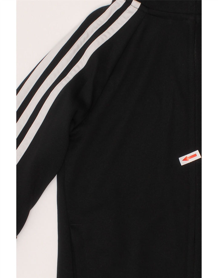 Adidas Jungen Aeroready Trainingsanzug Top Jacke 7-8 Jahre Schwarz Polyester