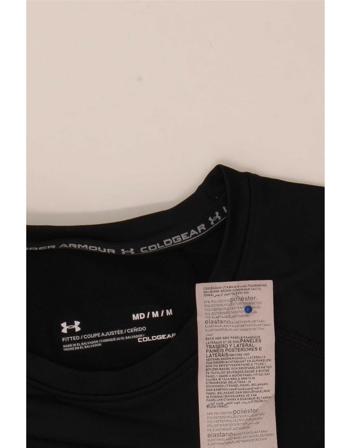 Under Armour Herren Cold Gear Top Langarm Medium Schwarz Polyester