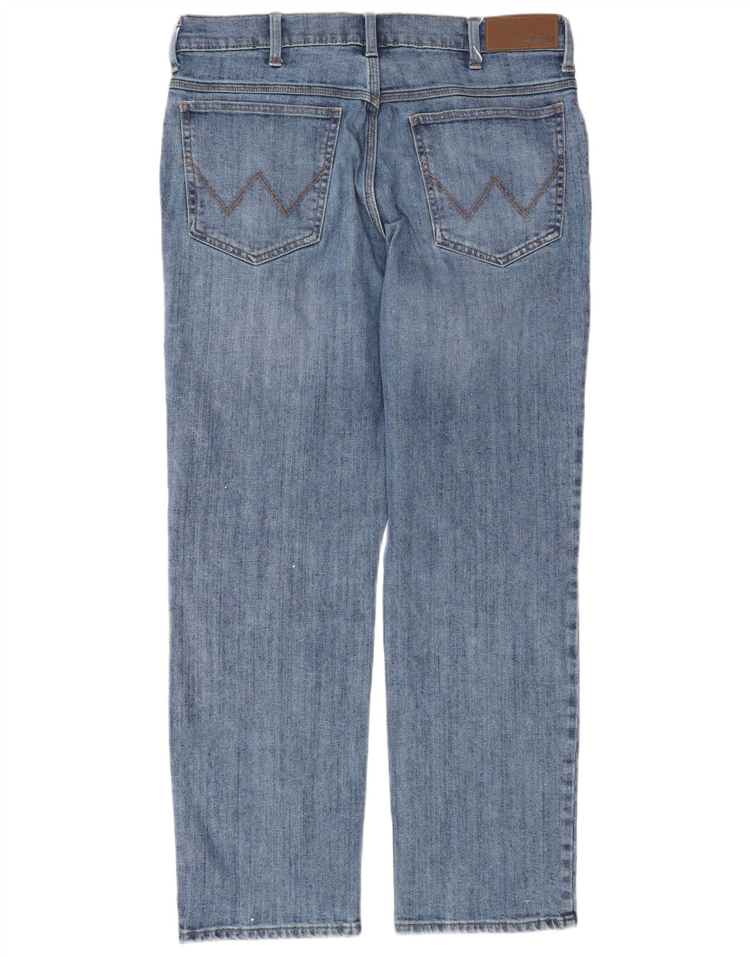 Wrangler Herren Straight Jeans W35 L30 Blaue Baumwolle