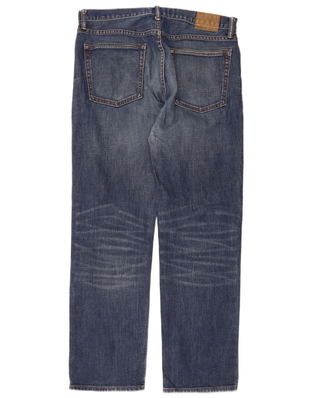 Gap Damen Straight Jeans W32 L30 Blaue Baumwolle