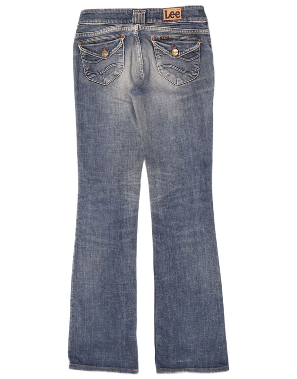 Lee Damen Leola Bootcut-Jeans mit niedriger Taille, W28, L32, blaue Baumwolle