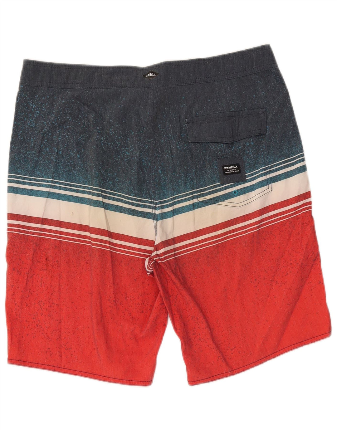 O'NEILL Herren-Badeshorts, groß, rotes Farbblock-Polyester