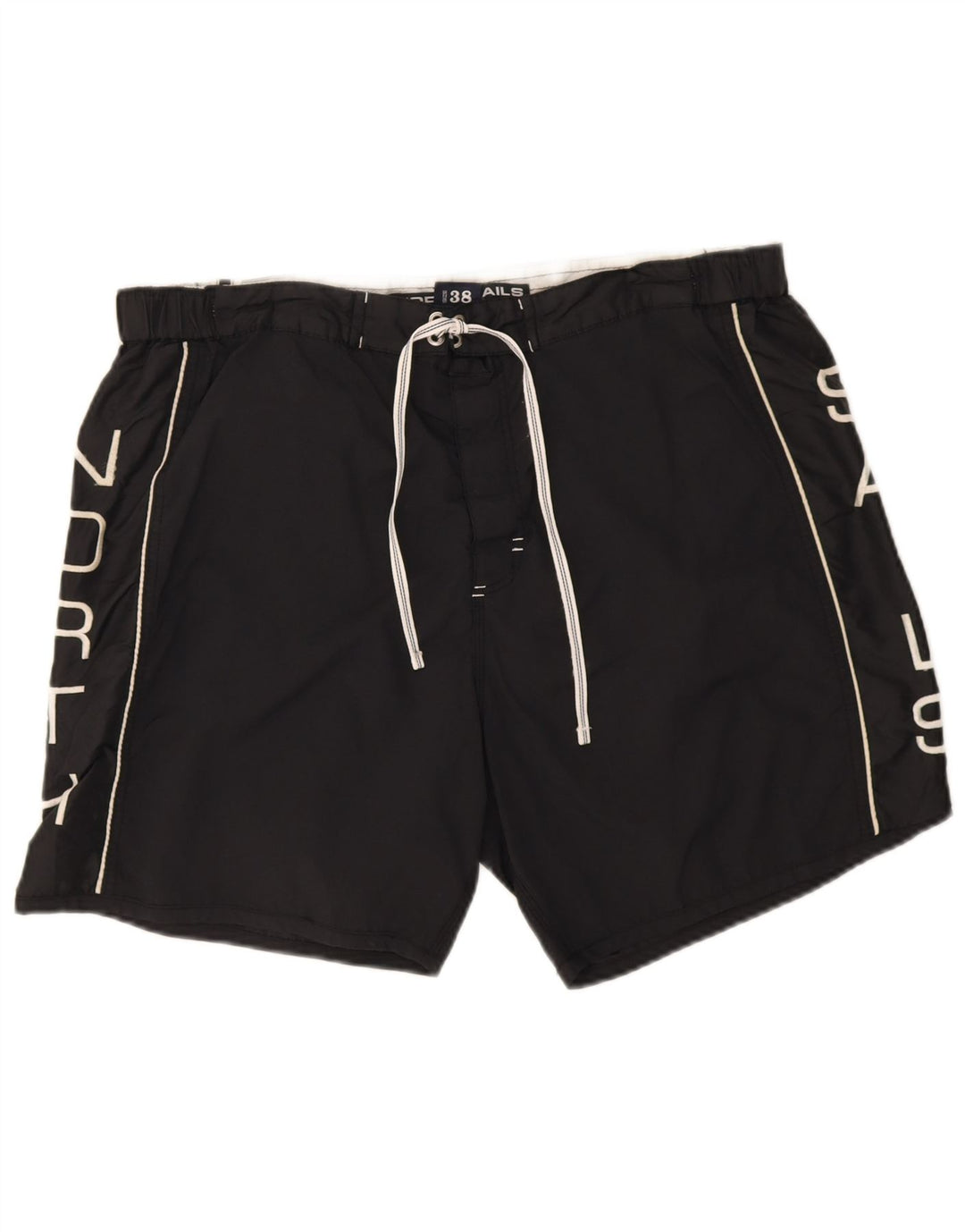 North Sails Herren Graphic Badeshorts XL Schwarz Polyamid