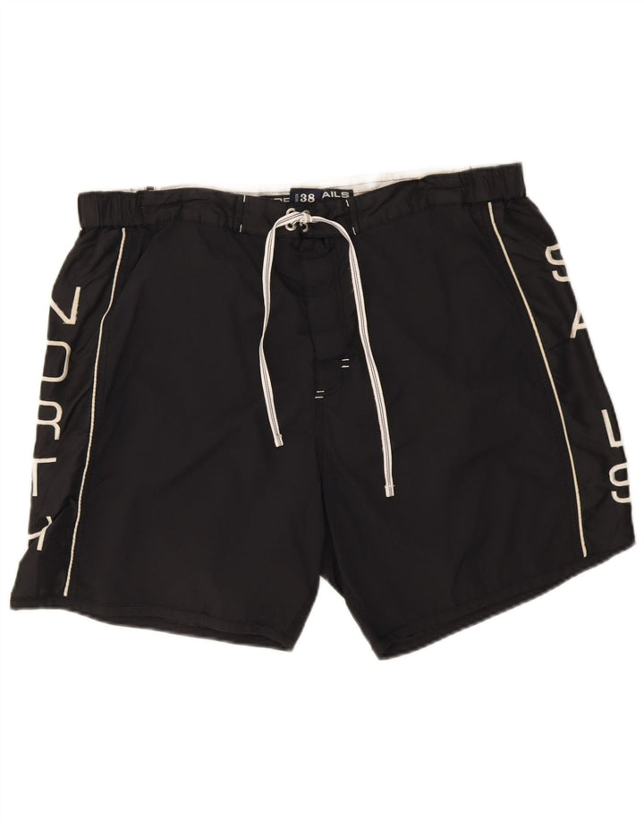 North Sails Herren Graphic Badeshorts XL Schwarz Polyamid