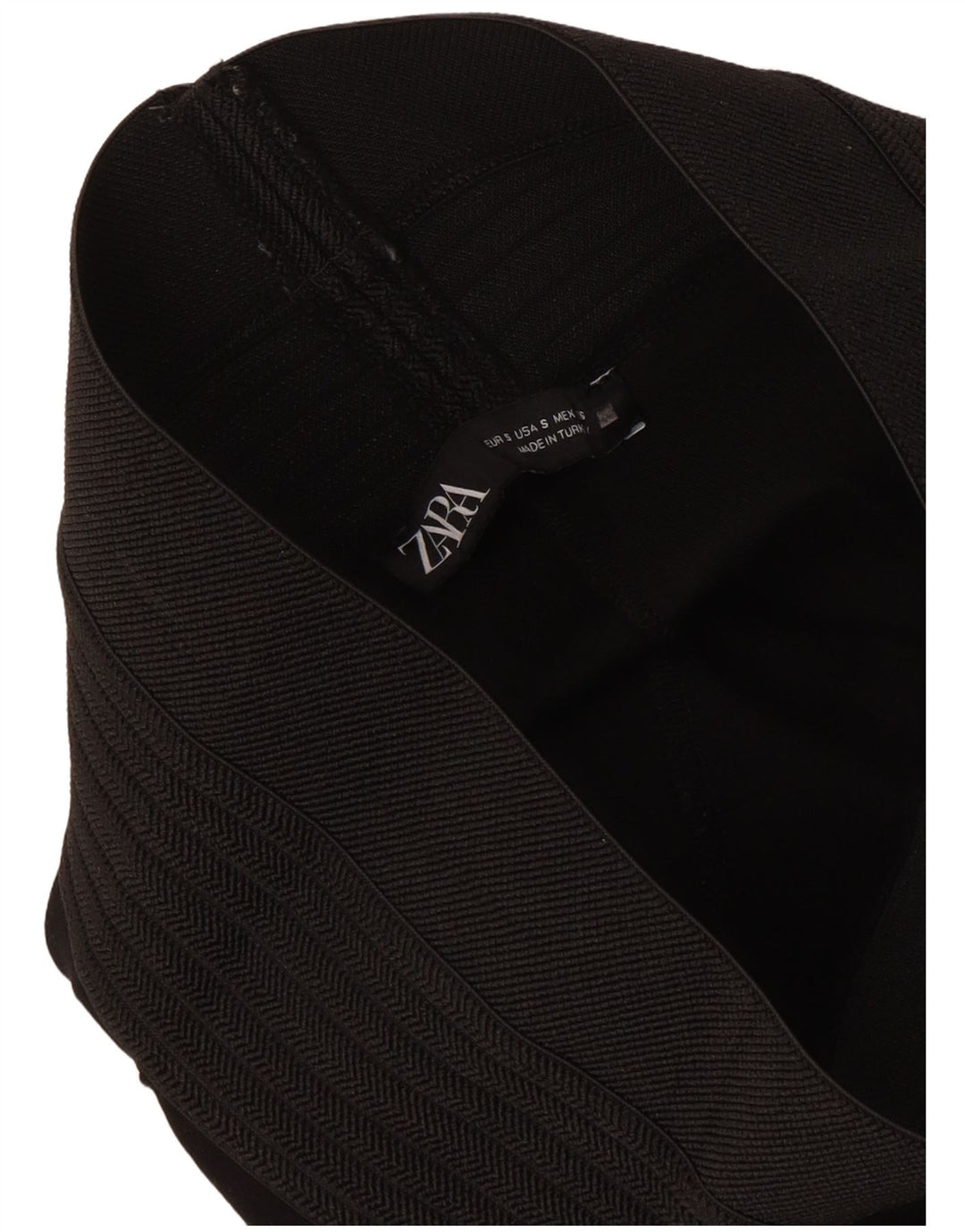 Zara Damen Crop Leggings UK 8 Small Schwarz