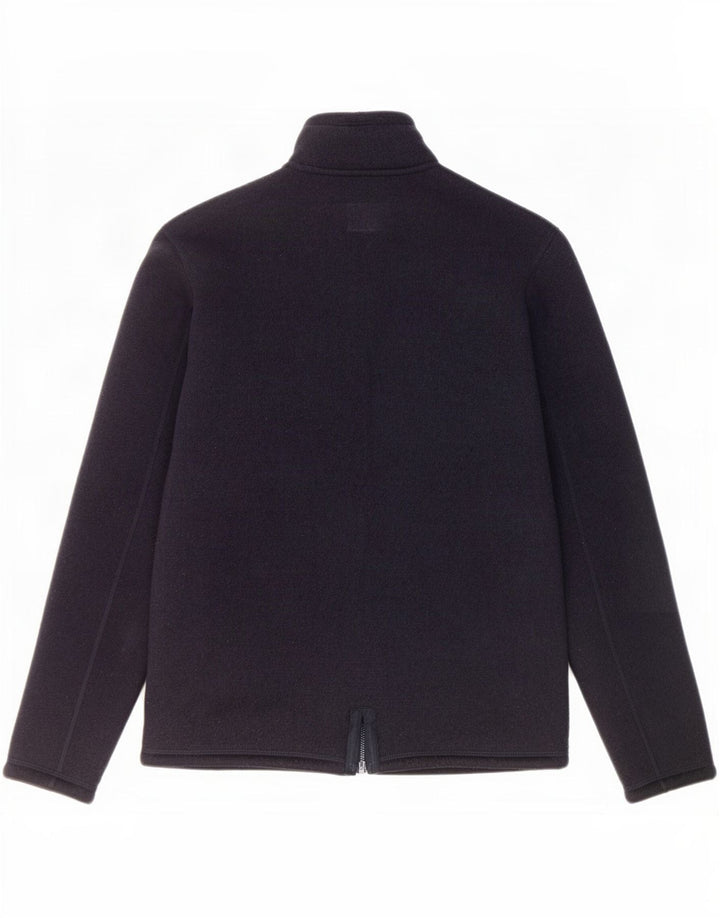 Marks & Spencer Herren-Sherpa-Trainingsanzug-Oberteil, mittleres marineblaues Polyester
