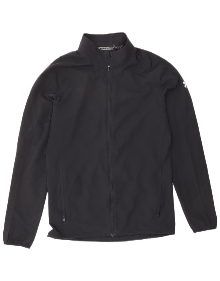 UNDER ARMOUR Herren Heat Gear Trainingsanzug Top Jacke Small Schwarz Polyester
