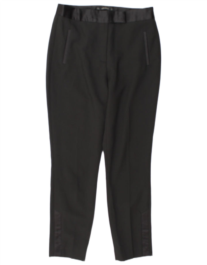 Schmale Freizeithose für Damen von Zara, Größe L, W30, L29, Schwarz, Polyester