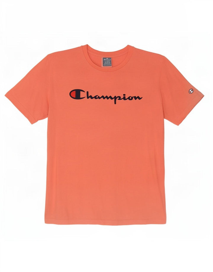 Champion Herren Grafik T-Shirt Top XL Pink