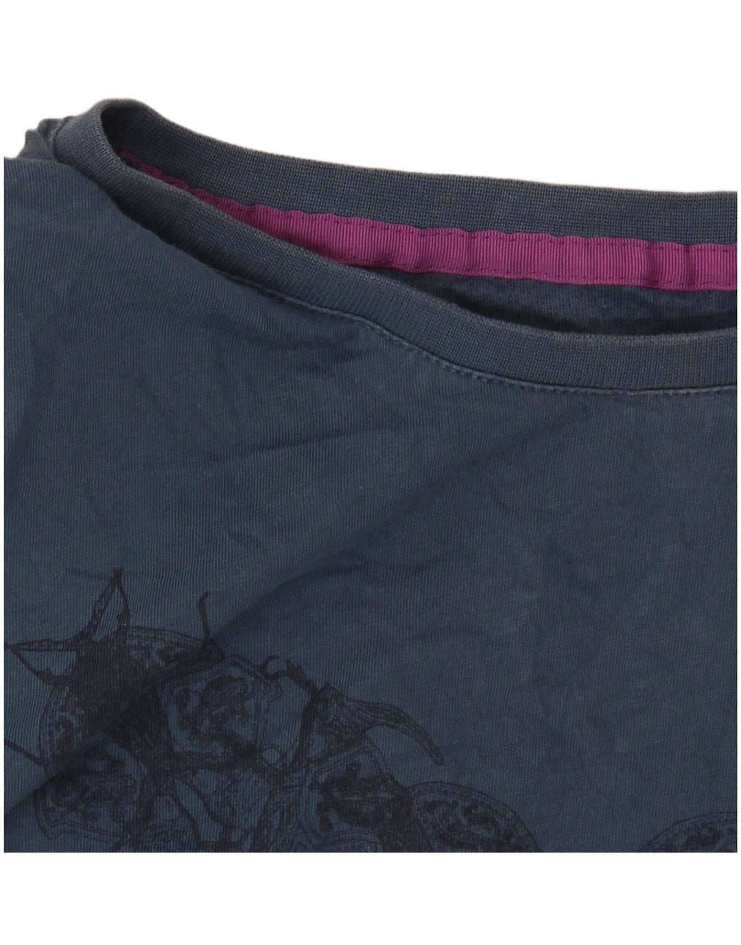 Ted Baker Herren-T-Shirt mit Grafik, Größe 4, groß, Marineblau