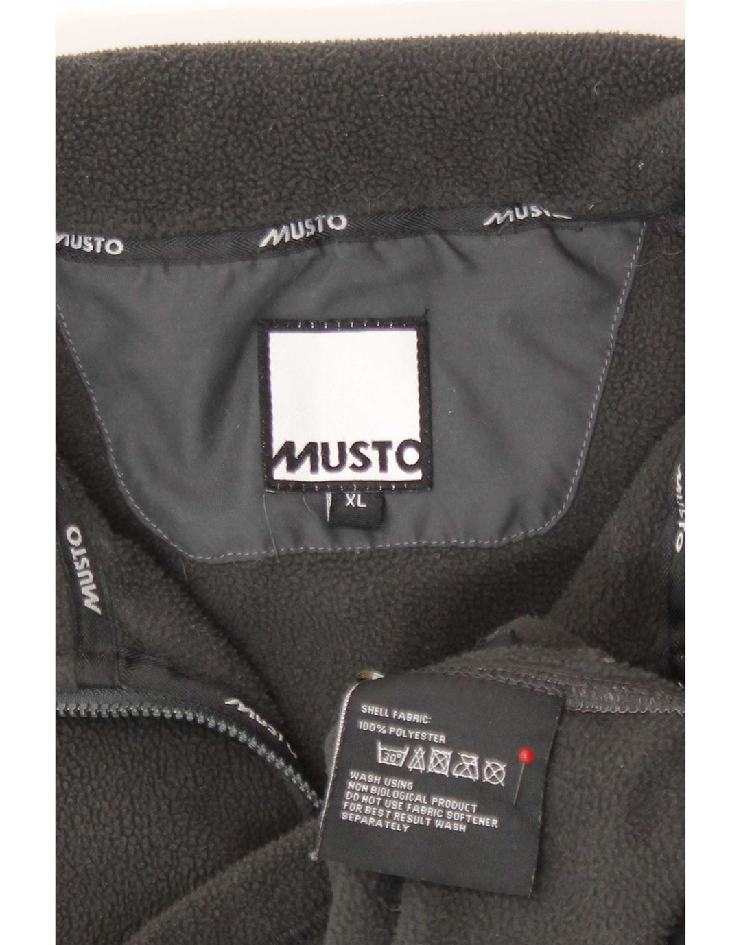Musto Herren Liner Fleecejacke UK 42 XL Grau Polyester