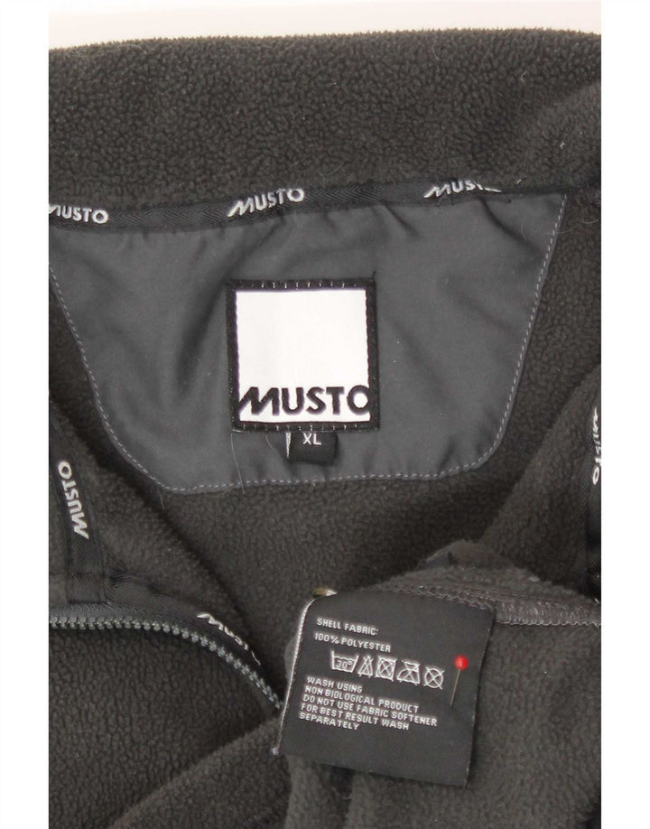 Musto Herren Liner Fleecejacke UK 42 XL Grau Polyester