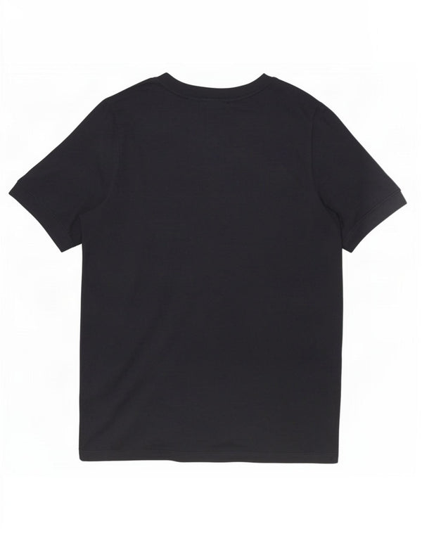 Nike Womens Graphic T-Shirt Top UK 14 Mittelschwarzes Polyester