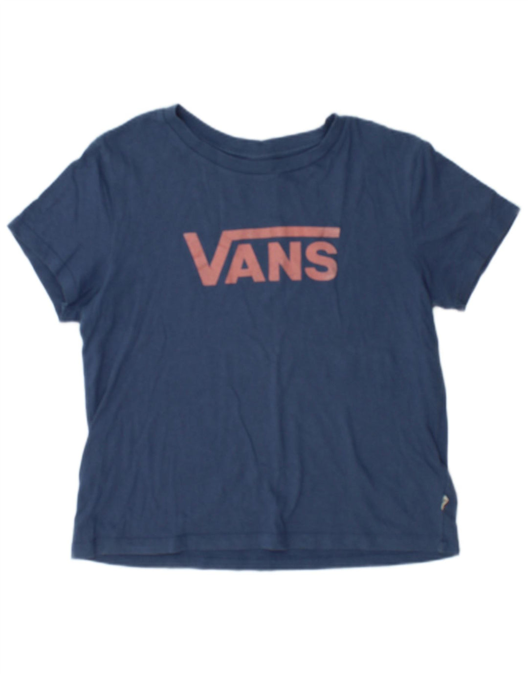 Vans Grafik-T-Shirt für Damen, UK 14, mittelmarineblau, Baumwolle