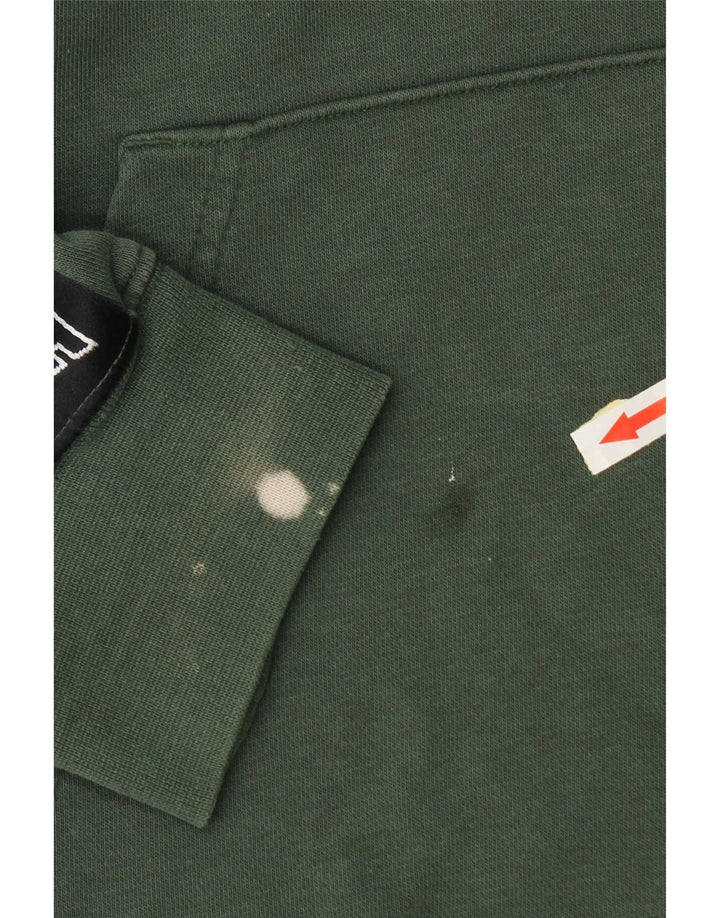 Nike Herren-Kapuzenpullover mit Grafik, mittelgrüne Baumwolle