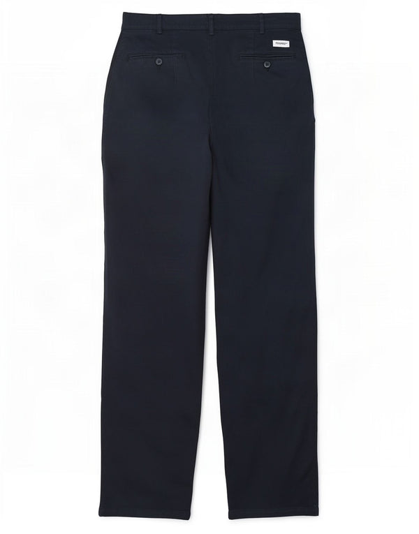 Rosner Mens Tapered Chino Trousers IT 50 Large W34 L32 Navy Blue Cotton