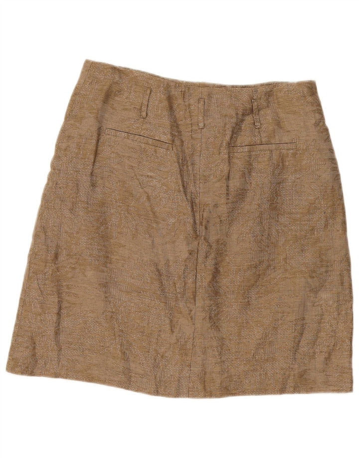 Massimo Dutti Damen Minirock W34 Large Beige Floral