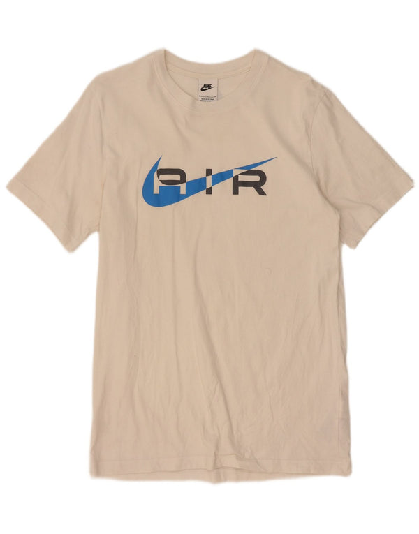 Nike Herren-T-Shirt mit Grafik, mittelweiße Baumwolle