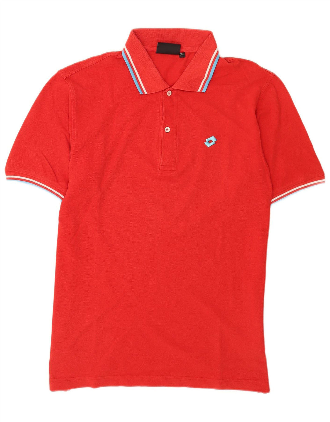 Lotto Herren-Poloshirt XL, rote Baumwolle