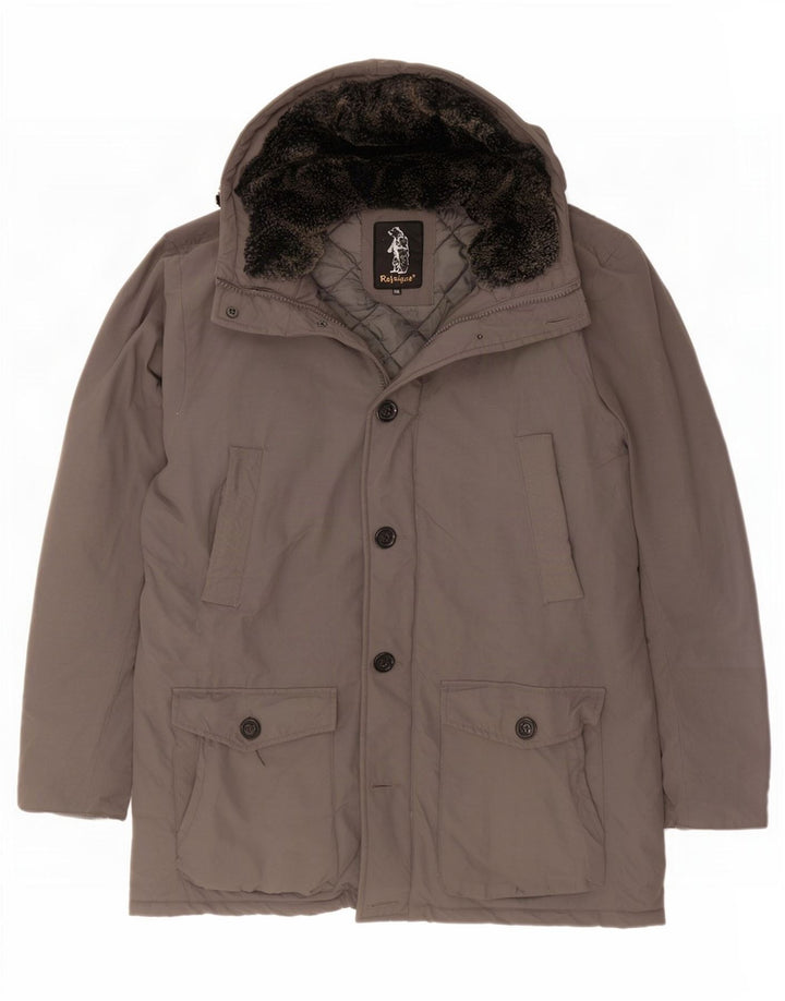 Refrigiwear Herren-Parka mit Kapuze, UK 46, 3XL, Grau