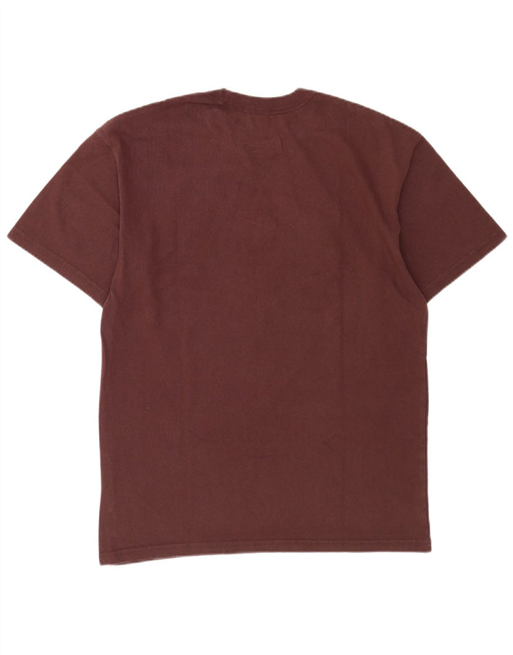 Nike Herren-T-Shirt mit lockerer Passform, Größe S, braun, Baumwolle