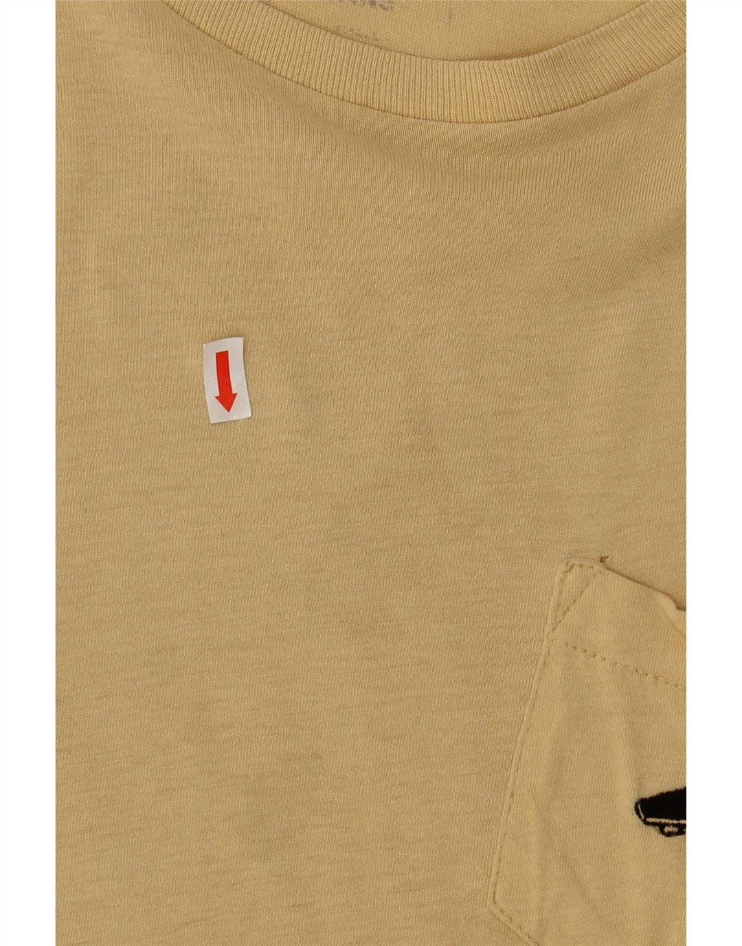 VANS Mens Custom Fit T-Shirt Top Small Beige Vintage Vans and Second-Hand Vans from Messina Hembry 