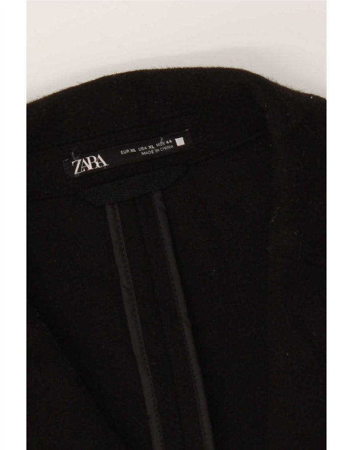 Zara Herrenmantel UK 42 XL Schwarz