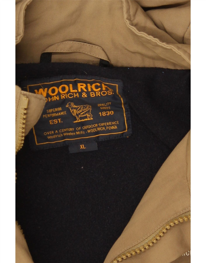 Woolrich Herren-Utility-Jacke mit Kapuze, UK 42, XL, Braun