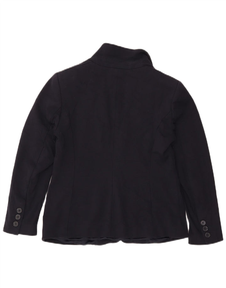 Marks & Spencer Damen 1-Knopf-Blazerjacke, UK 12, mittleres Marineblau