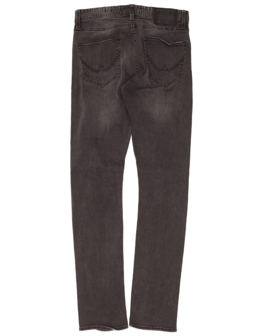Superdry Herren Slim Jeans W29 L32 Graue Baumwolle