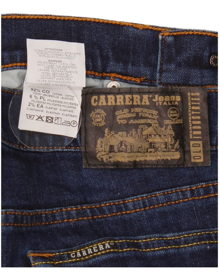 Carrera Herren 710 Regular Slim Jeans IT 46 Small W31 L33 Marineblaue Baumwolle