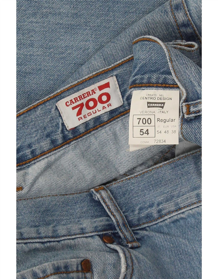 Carrera Herren Regular Tapered Jeans W38 L34 Blaue Baumwolle