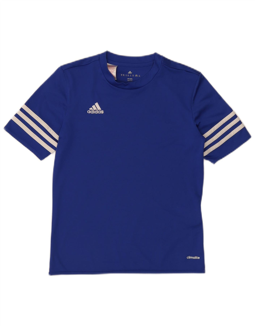 Adidas Jungen Climalite T-Shirt Top 11–12 Jahre groß blau Polyester