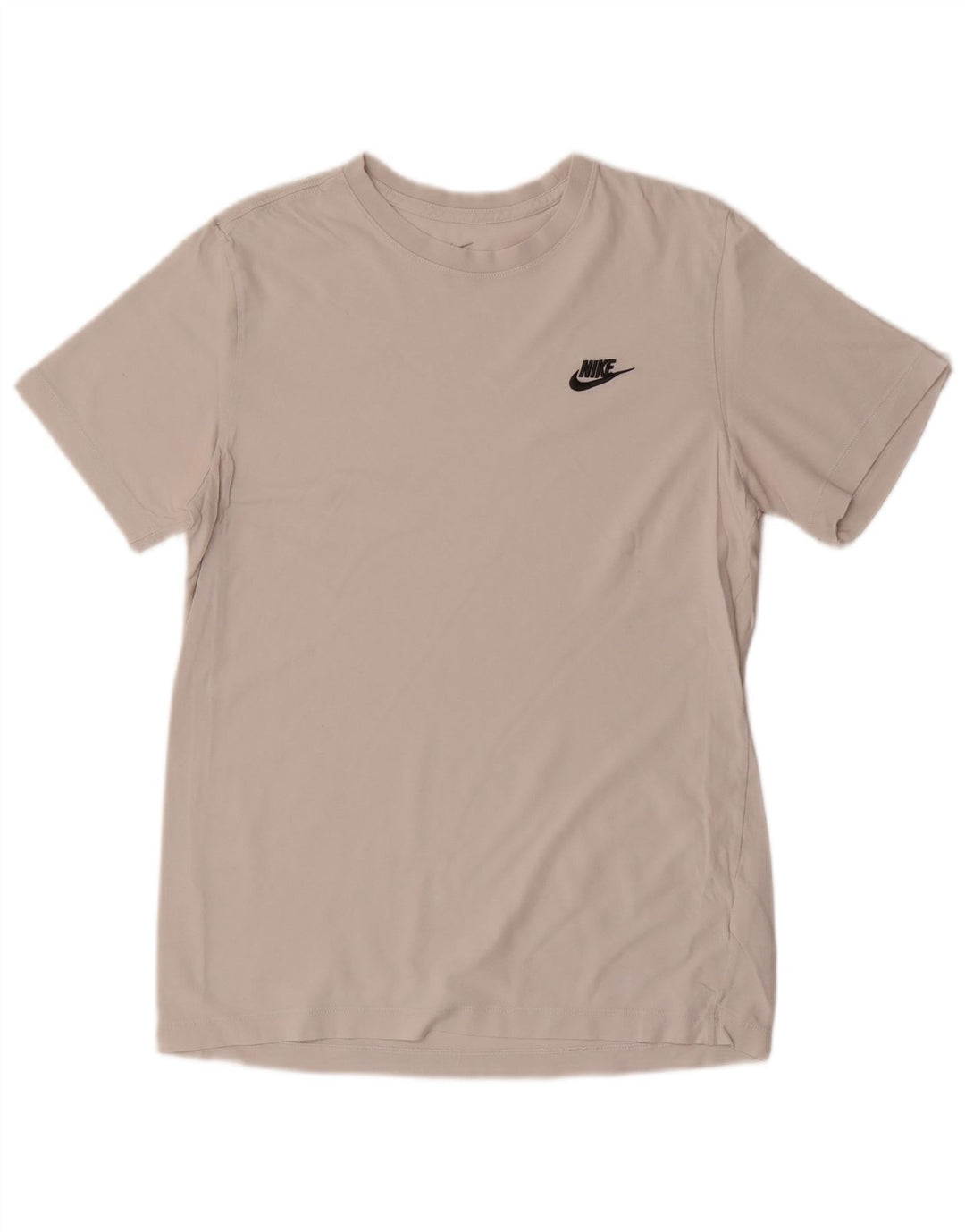 Nike Herren T-Shirt Top aus mittelweißer Baumwolle