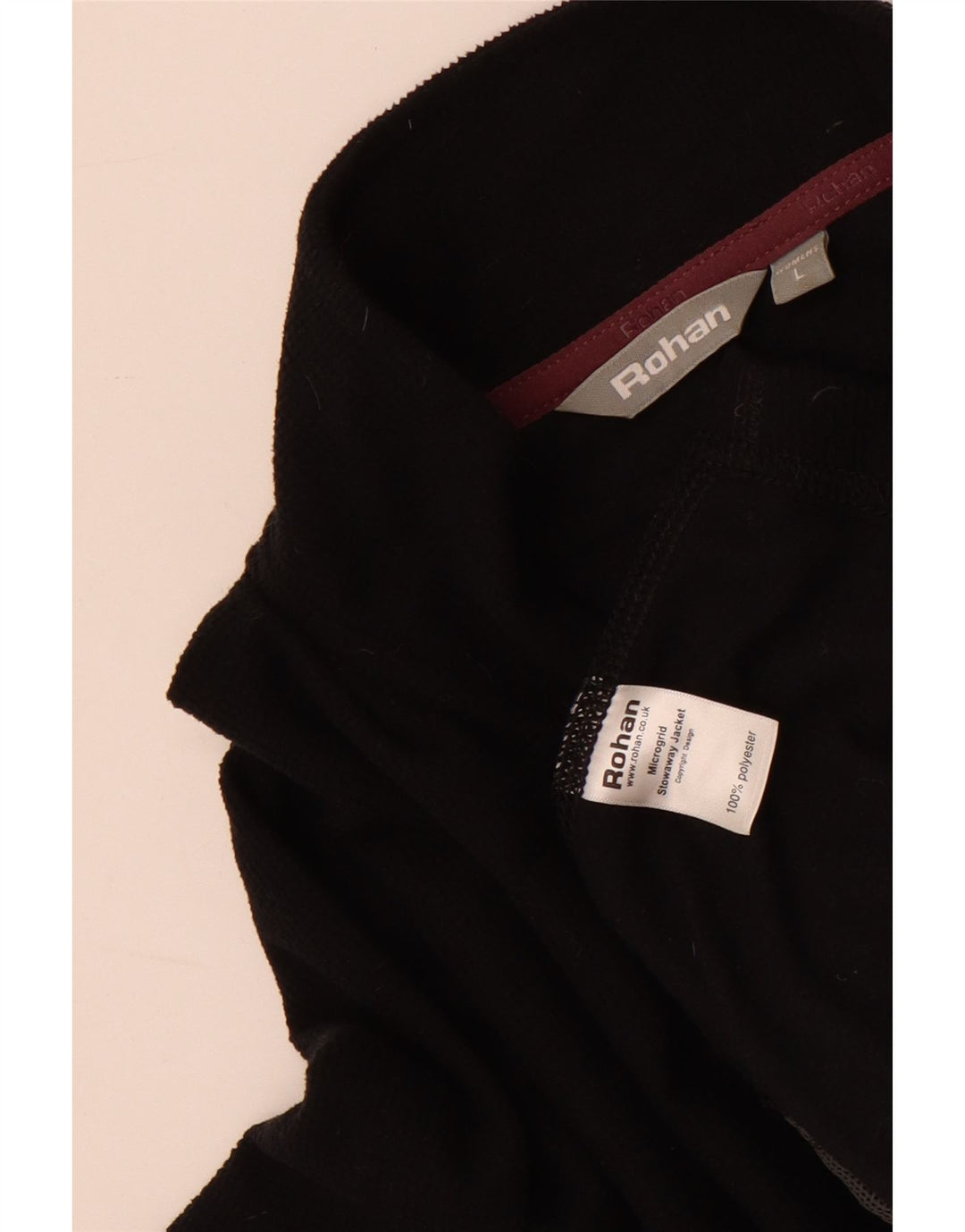 Rohan Damen-Trainingsanzugoberteil, UK-Größe 46, Größe L, Schwarz, Polyester