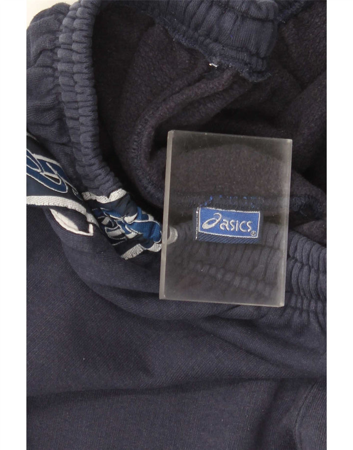 Asics Herren-Trainingshose mit Grafik, mittelgroß, marineblau gestreift