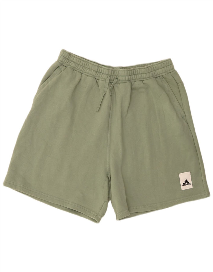Adidas Herren Sport Shorts 2XL Grüne Baumwolle