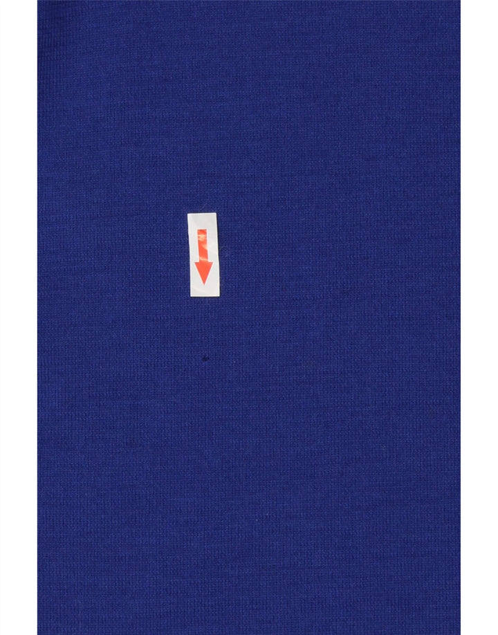 Cos Damen Pulloverkleid UK 10 Small Blaue Wolle