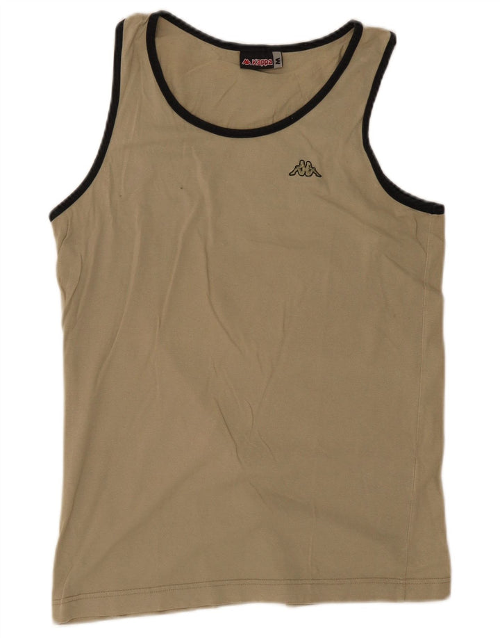 Kappa Herren-Weste, mittelbeige Baumwolle