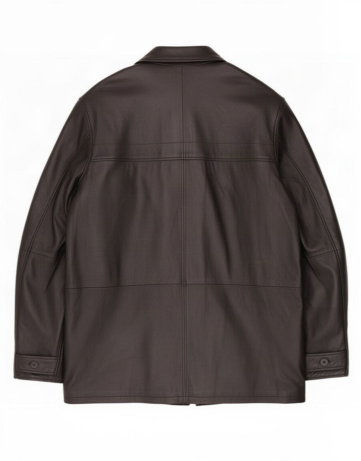 Conbipel Herren Lederjacke IT 58 2XL Schwarz