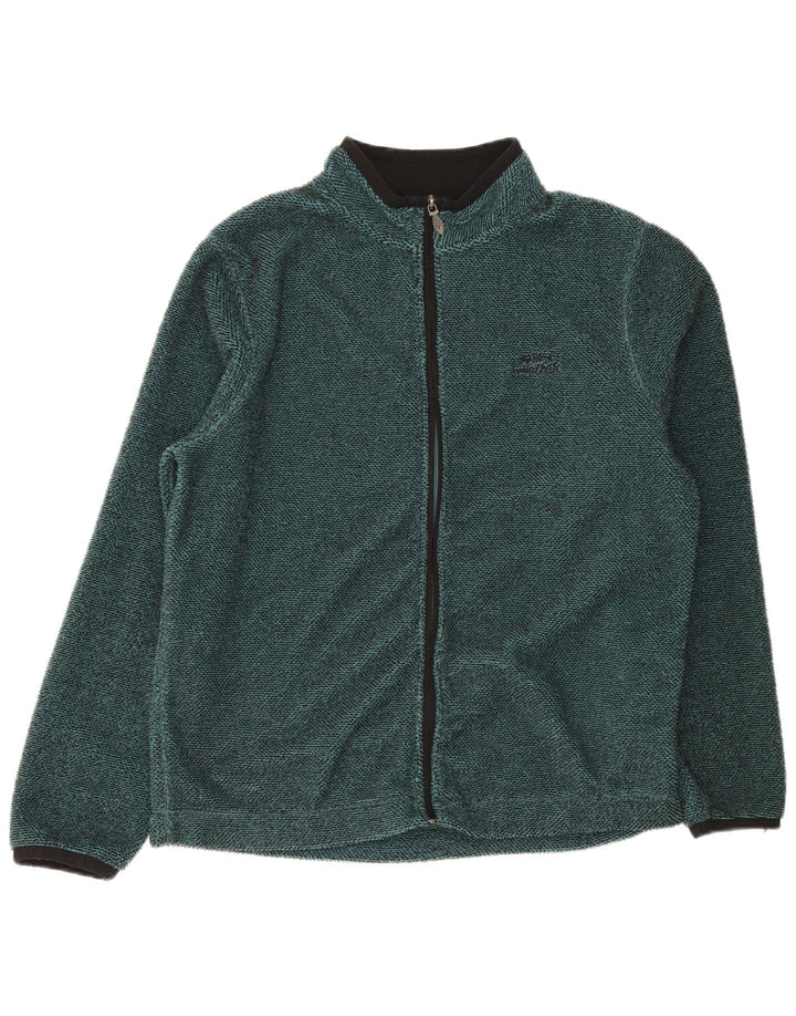 Weird Fish Herren Fleecejacke UK 40 Large Grün Polyester