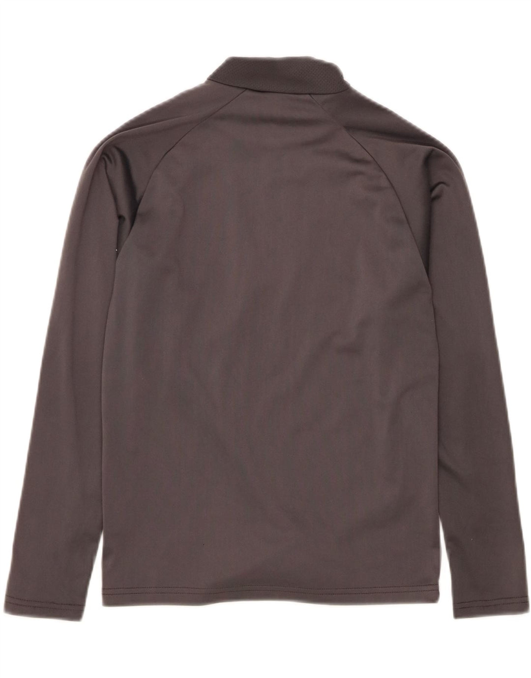 PUMA Boys Zip Neck Pullover Tracksuit Top 11-12 Years Grey Colourblock Vintage Puma and Second-Hand Puma from Messina Hembry 