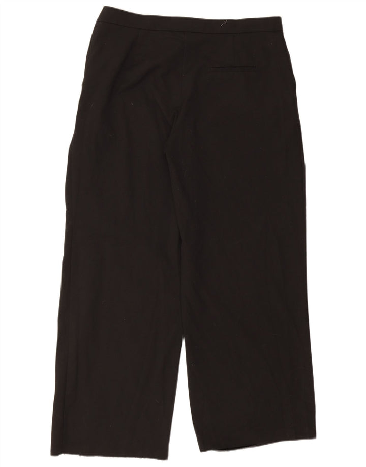 Gerade Chino-Hose für Damen von Zara, XL, W32, L32, Schwarz, Polyester